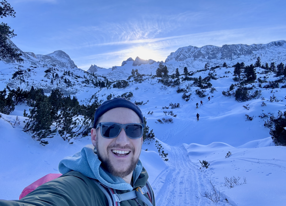Dachstein Selfie am Weg